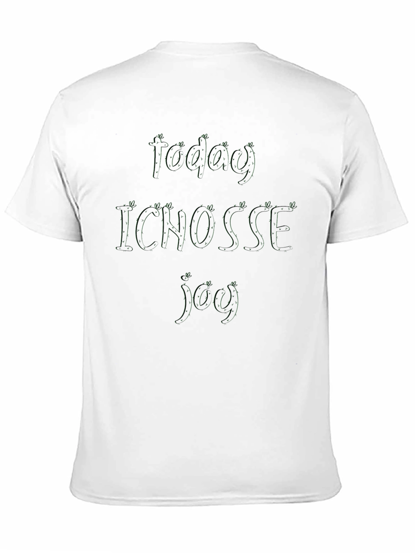 Black Unique Graphic Tee - "I CHOSSE YOU" view 11