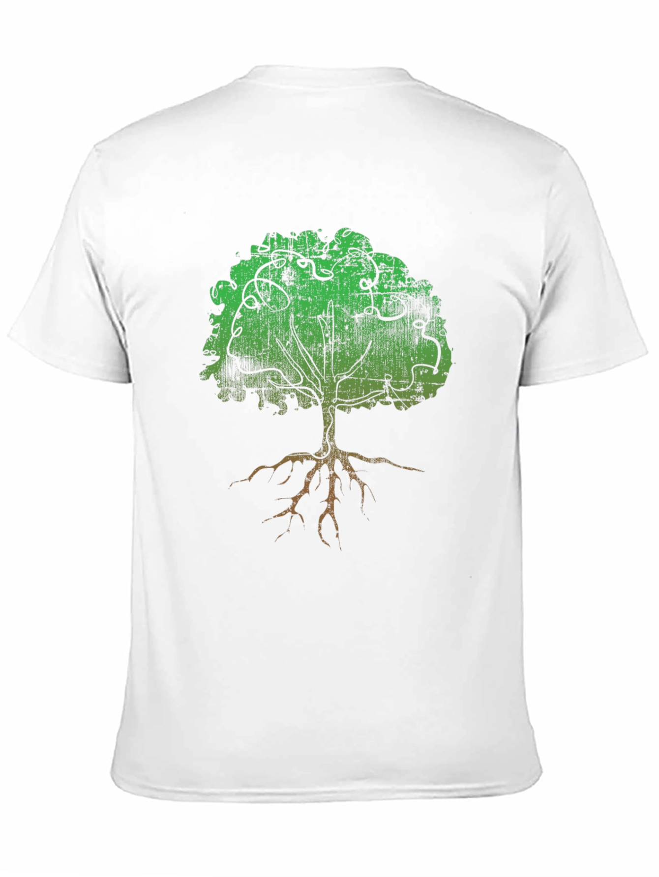 Black Eco Tree Graphic Tee - Black view 11