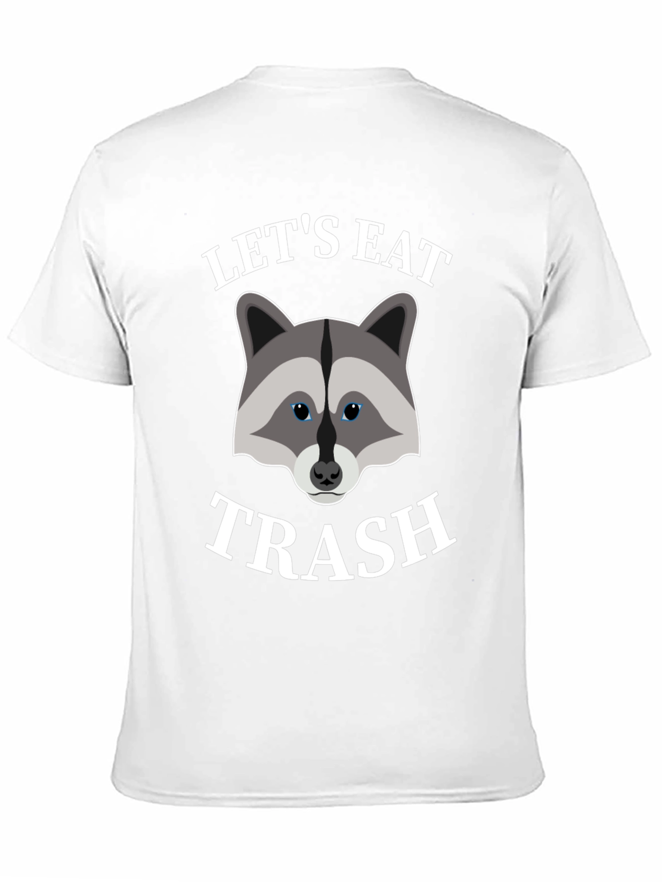 Black Let's Eat Trash Raccoon Graphic Tee view 11