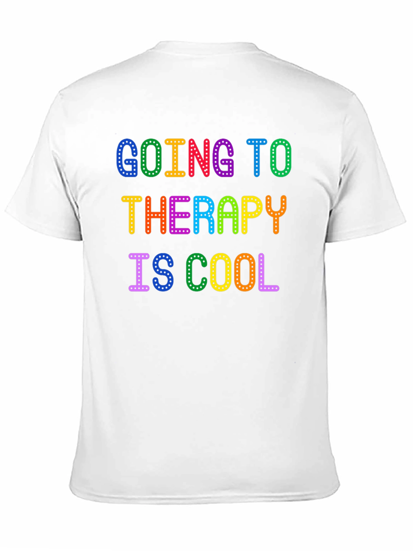 Black Going to Therapy is Cool Graphic T-Shirt view 11