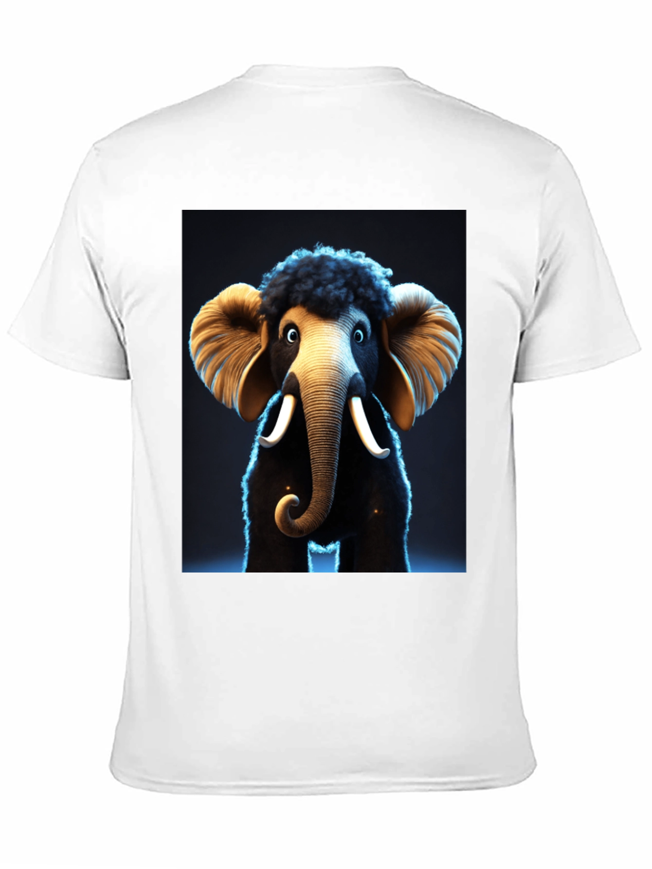 Black Mammoth Graphic Tee - Unique Design, Soft Fabric view 11