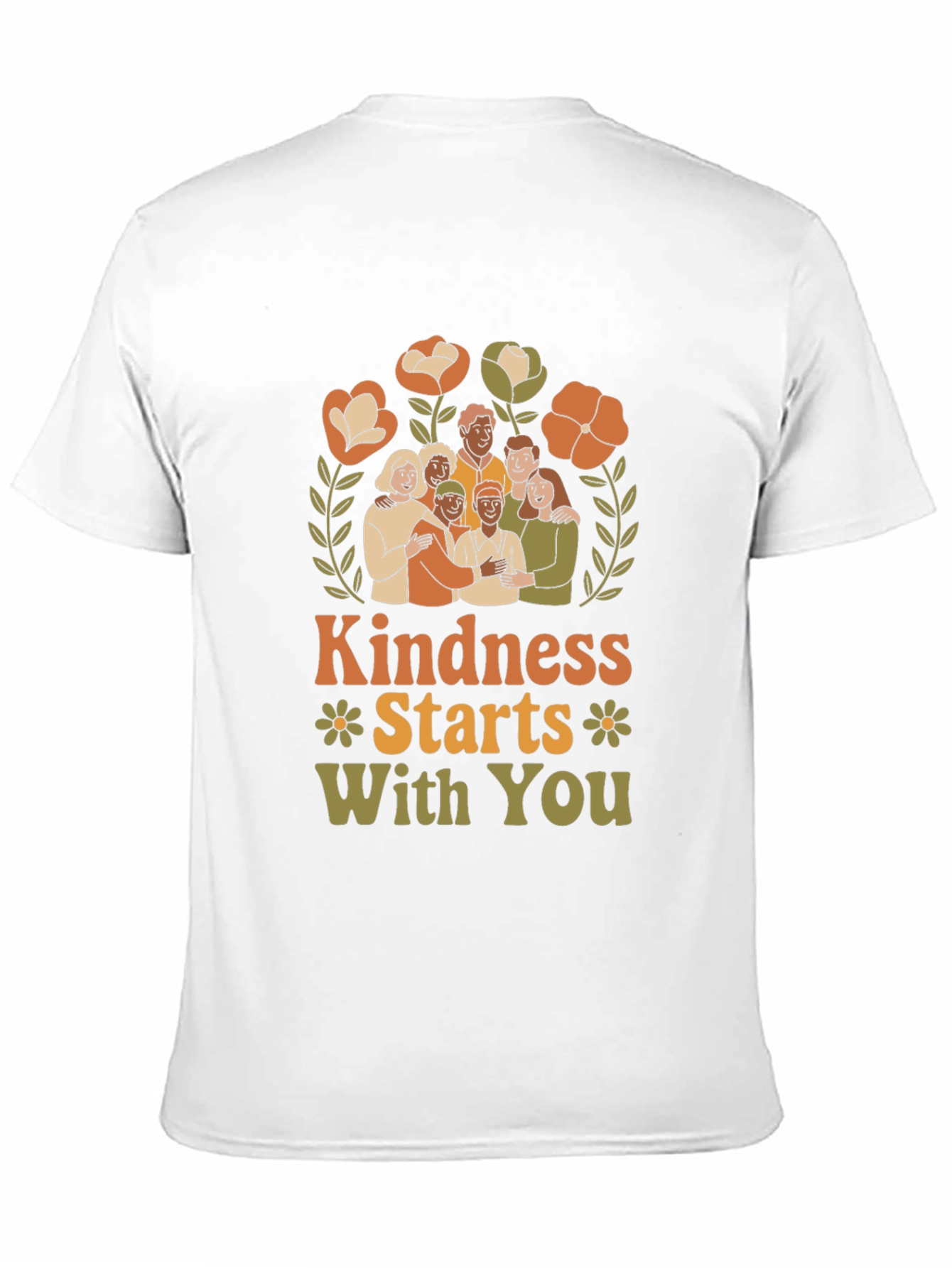 Black Kindness Starts With You Graphic Tee view 11