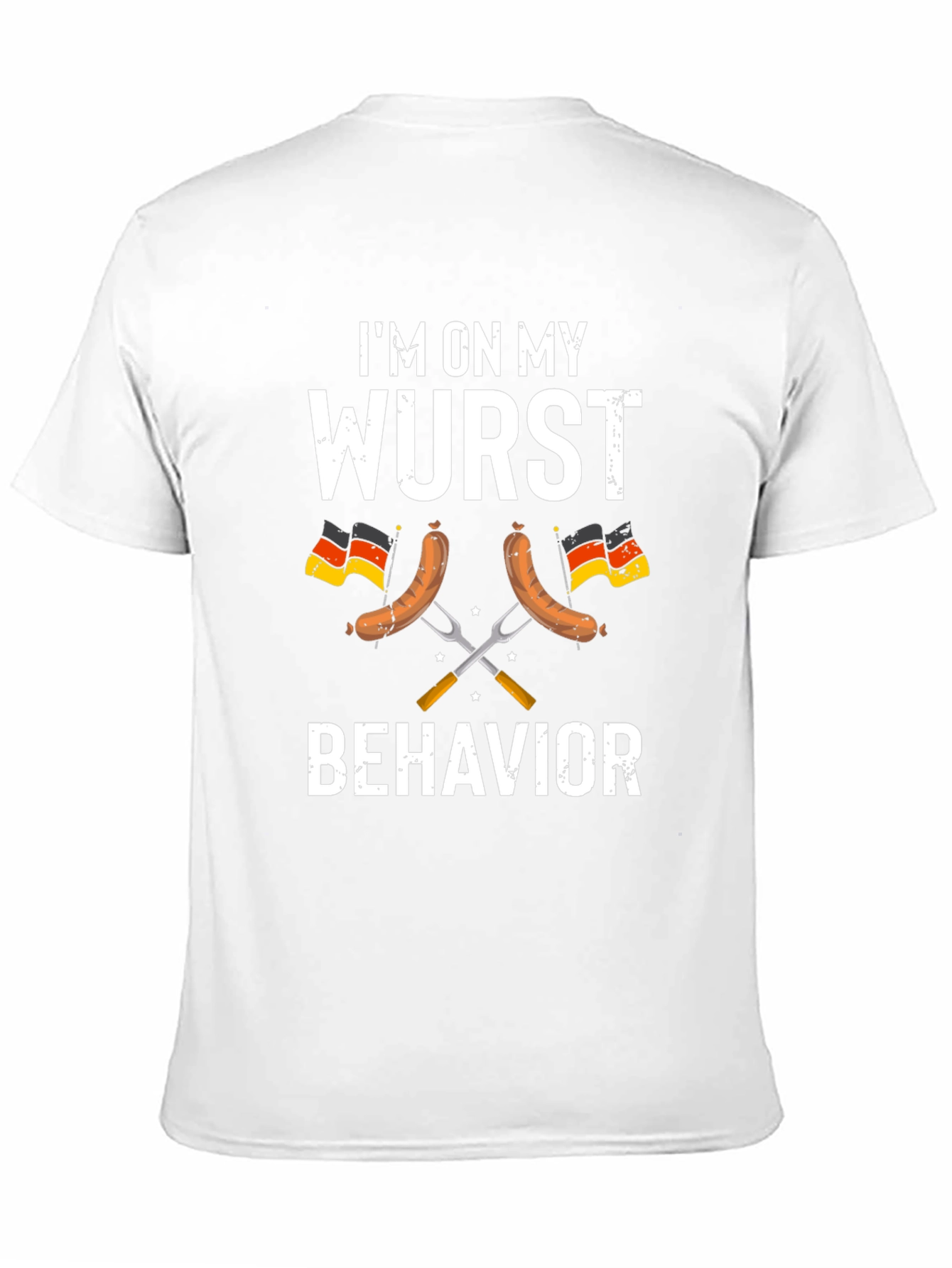Black Wurst Behavior T-Shirt - Funny German Sausage BBQ Tee view 11