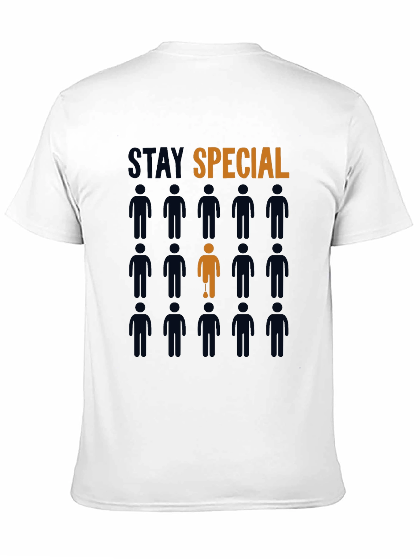 Black Stay Special Graphic Tee - Black Cotton T-Shirt view 11