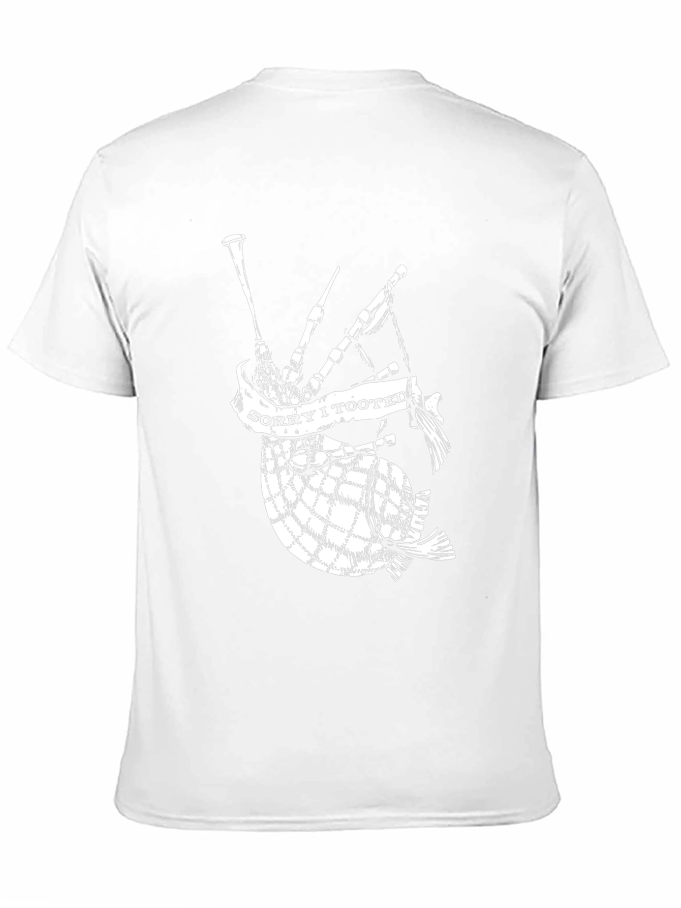 Black Sorry I Tooted Bagpipe Graphic Tee - Soft Cotton view 11