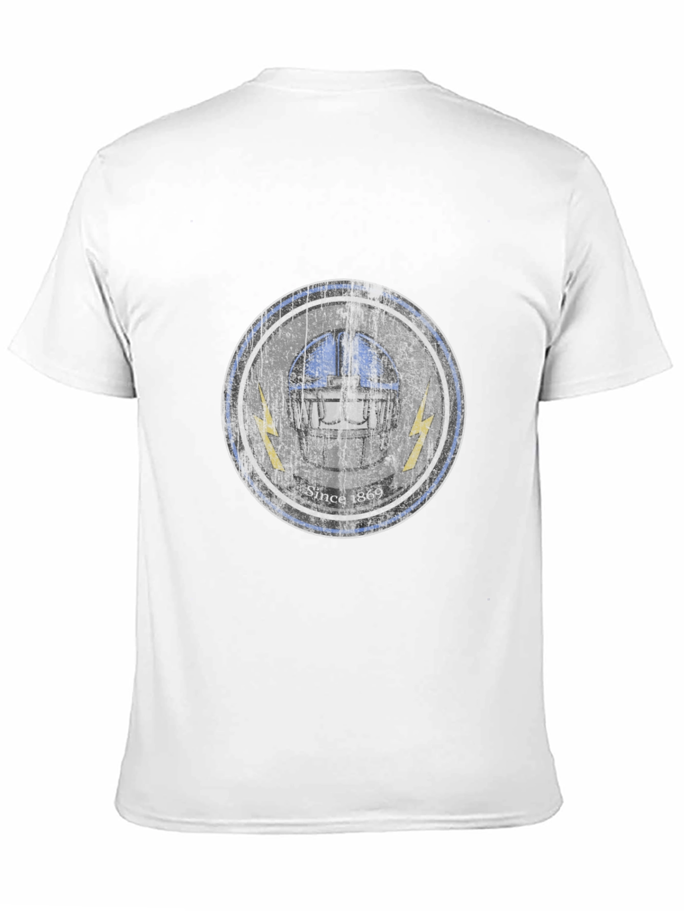 Black Vintage Football Helmet Since 1869 Graphic T-Shirt view 11