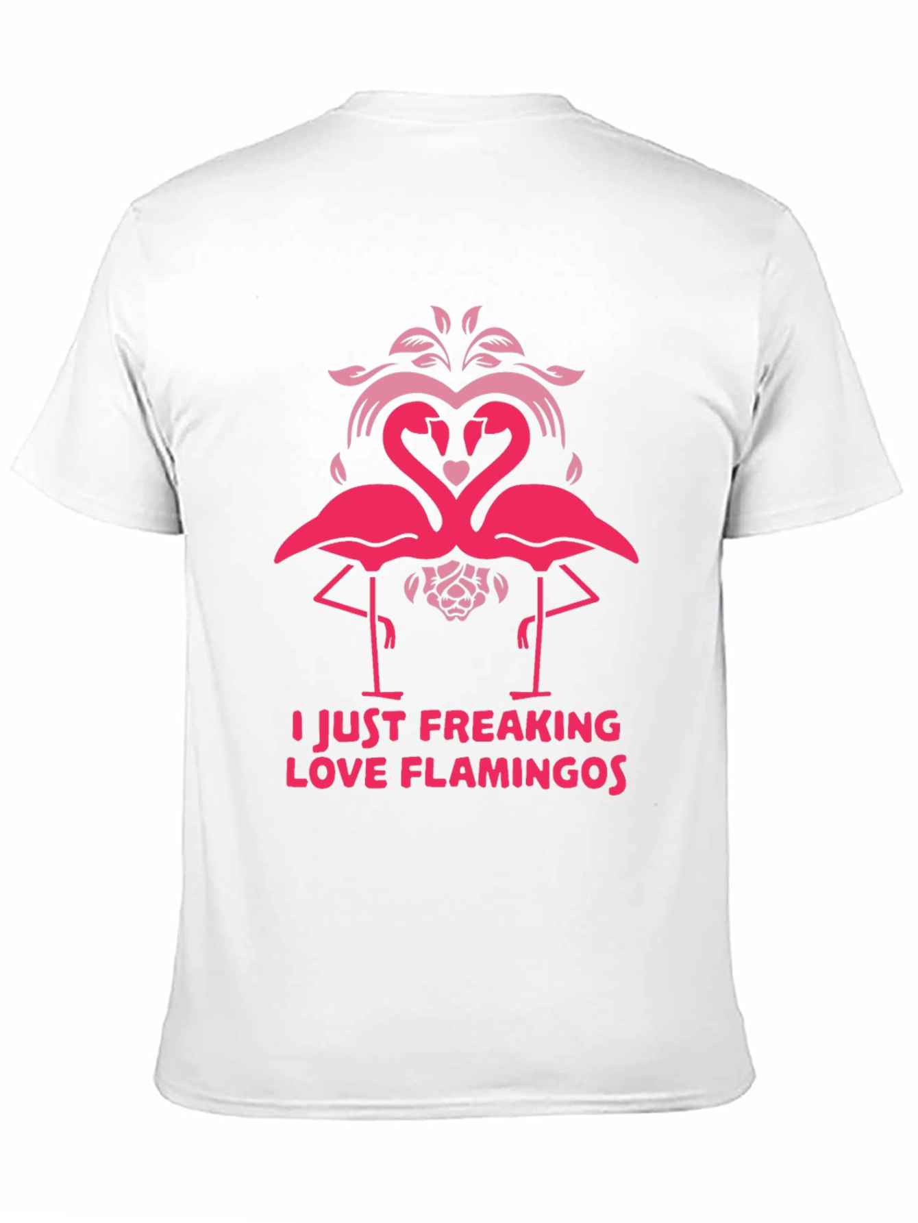 Black I Love Flamingos Graphic T-Shirt - Fun & Stylish view 11