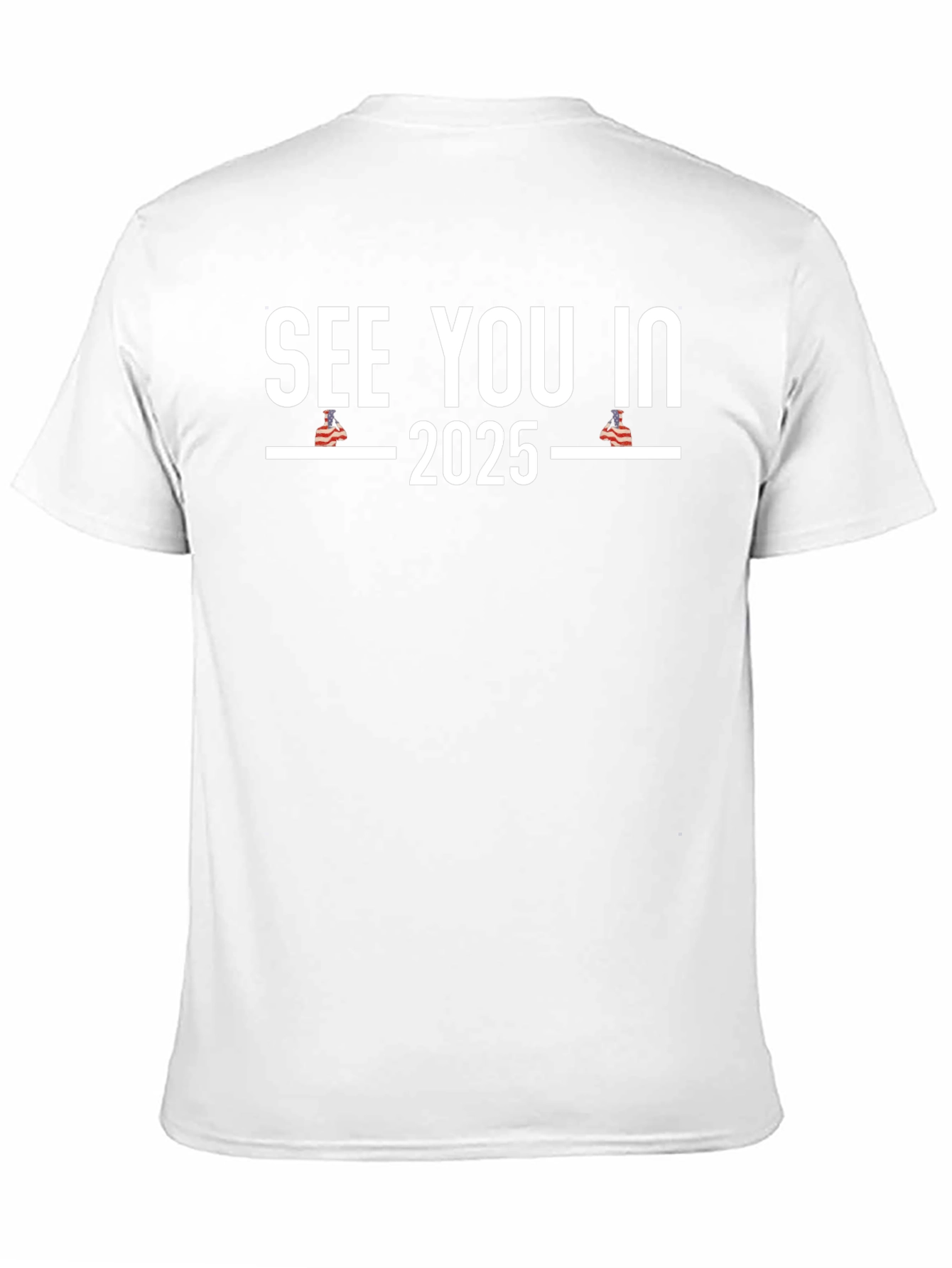 Black See You in 2025 T-Shirt - Political Humor Tee view 11