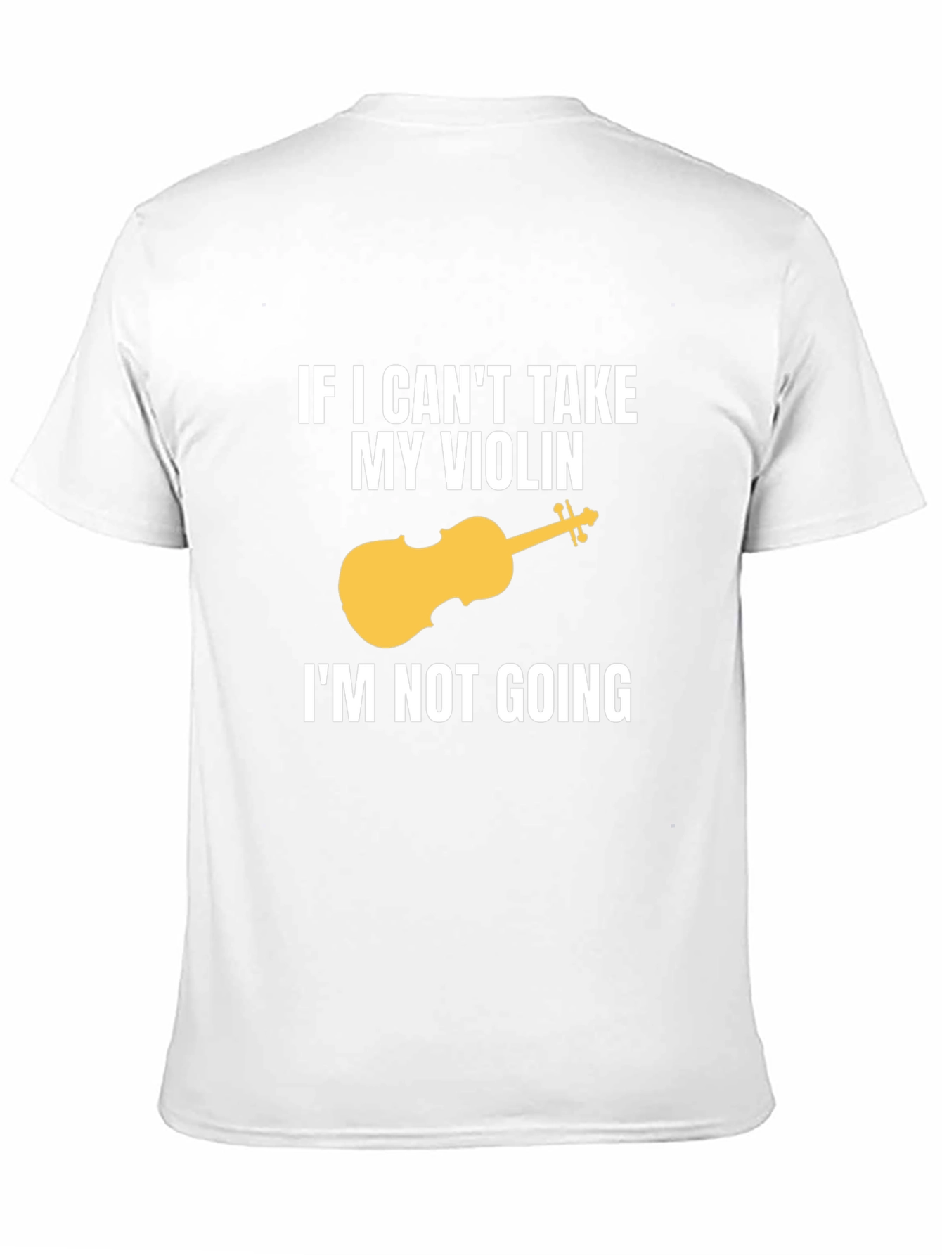 Black Funny Violinist T-Shirt - If I Can't Take My Violin view 11