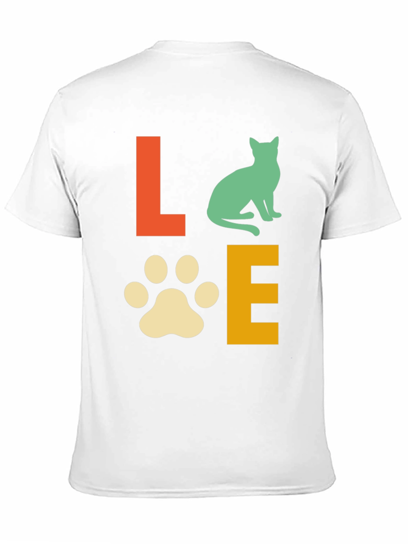 Black Love Cat T-Shirt view 11