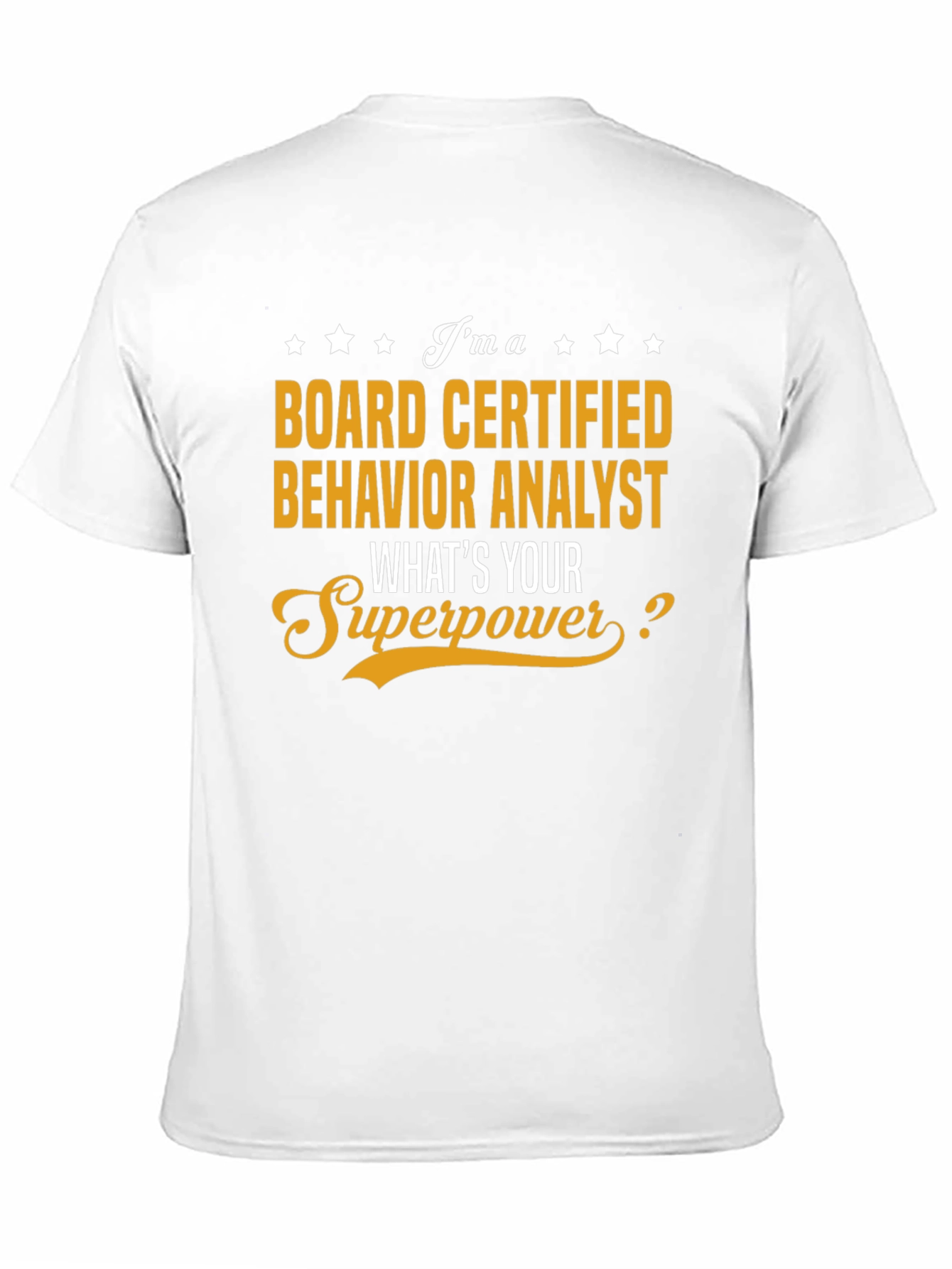 Black Board Certified Behavior Analyst T-Shirt view 11