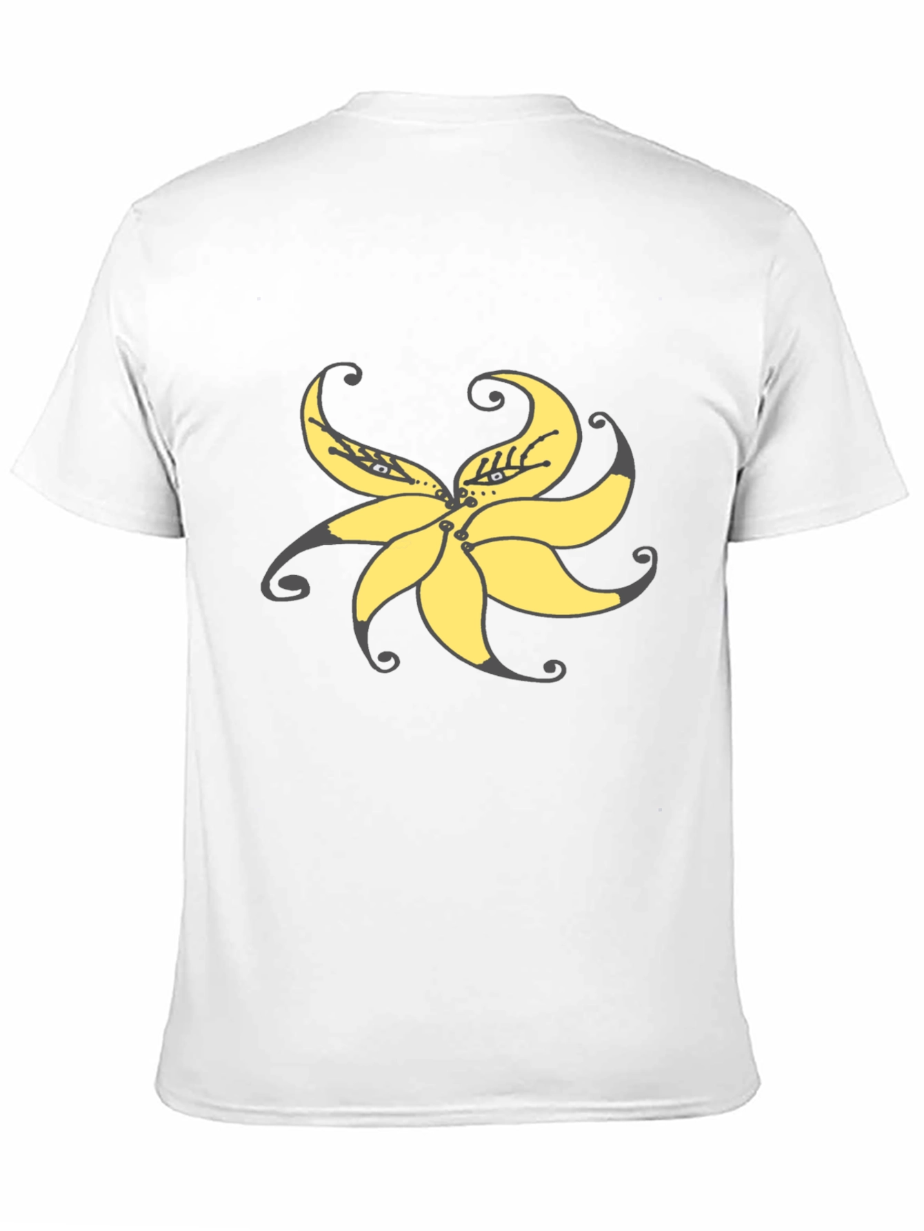 Black Floral Graphic Print Crew Neck T-Shirt view 11