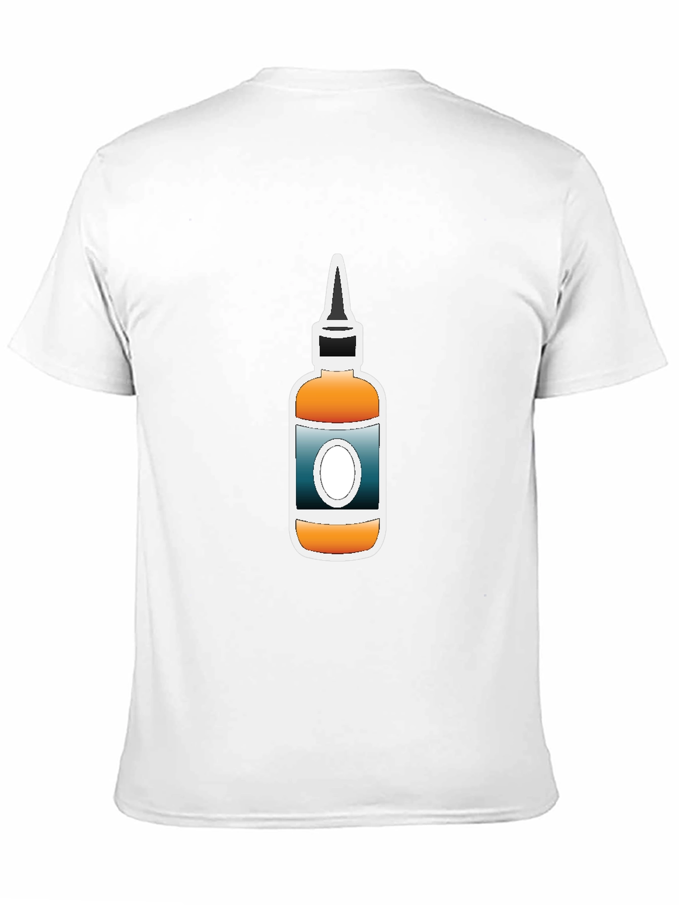 Black Sauce Bottle Graphic Tee - Black Cotton T-Shirt view 11