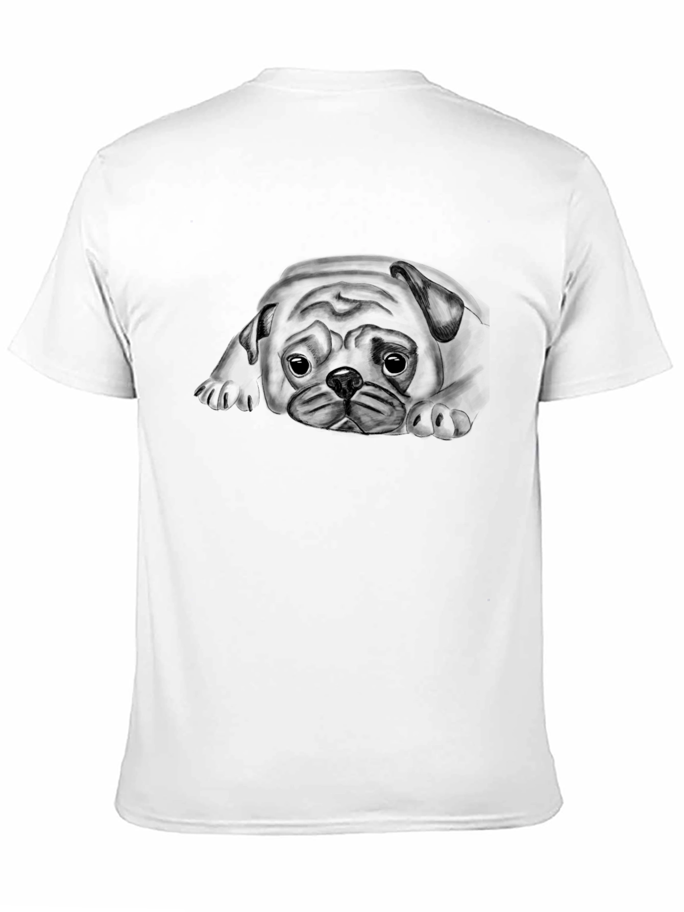Black Black Pug Graphic Tee - Soft Cotton Comfort view 11