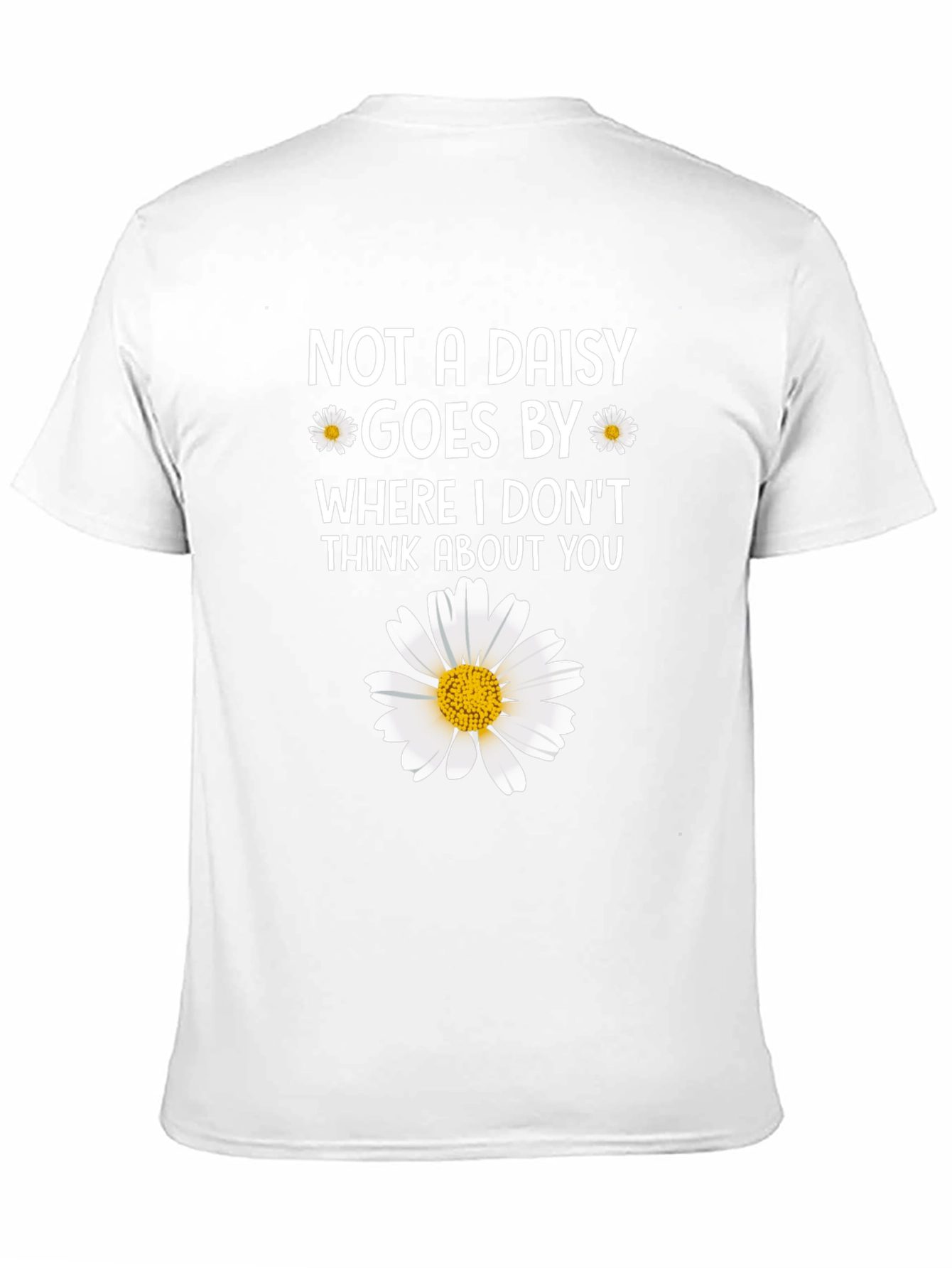 Black Daisy Graphic T-Shirt - "Not a Daisy Goes By..." view 11