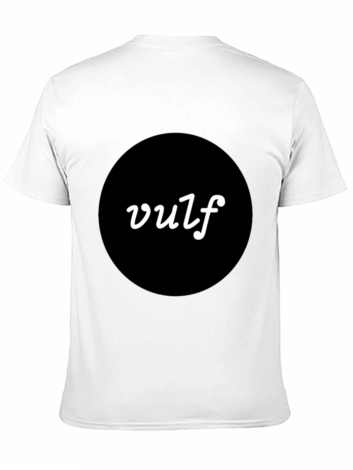 Black Vulf T-Shirt - Modern Black Tee with Bold Logo view 11