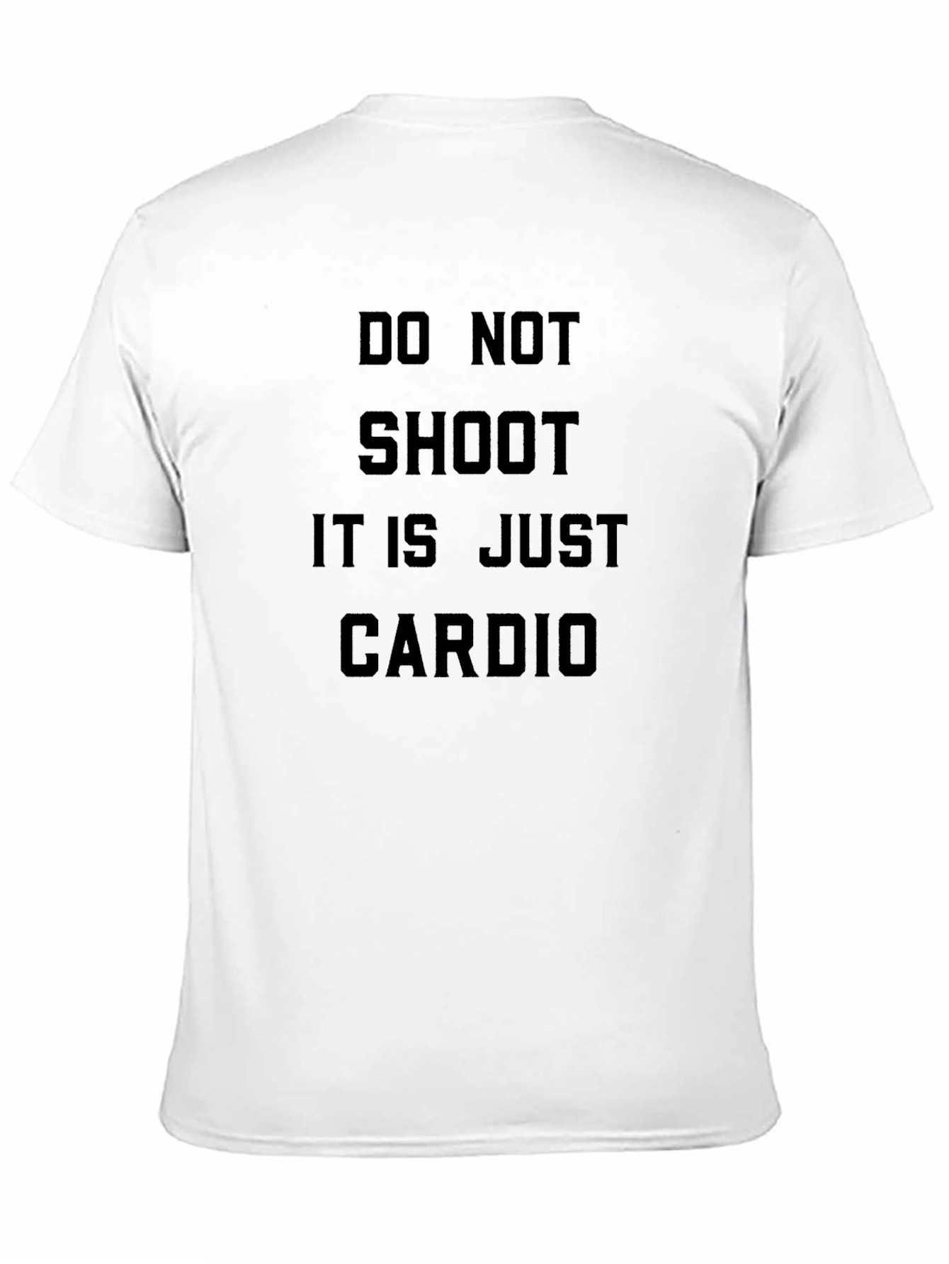 Black Do Not Shoot Cardio T-Shirt view 11