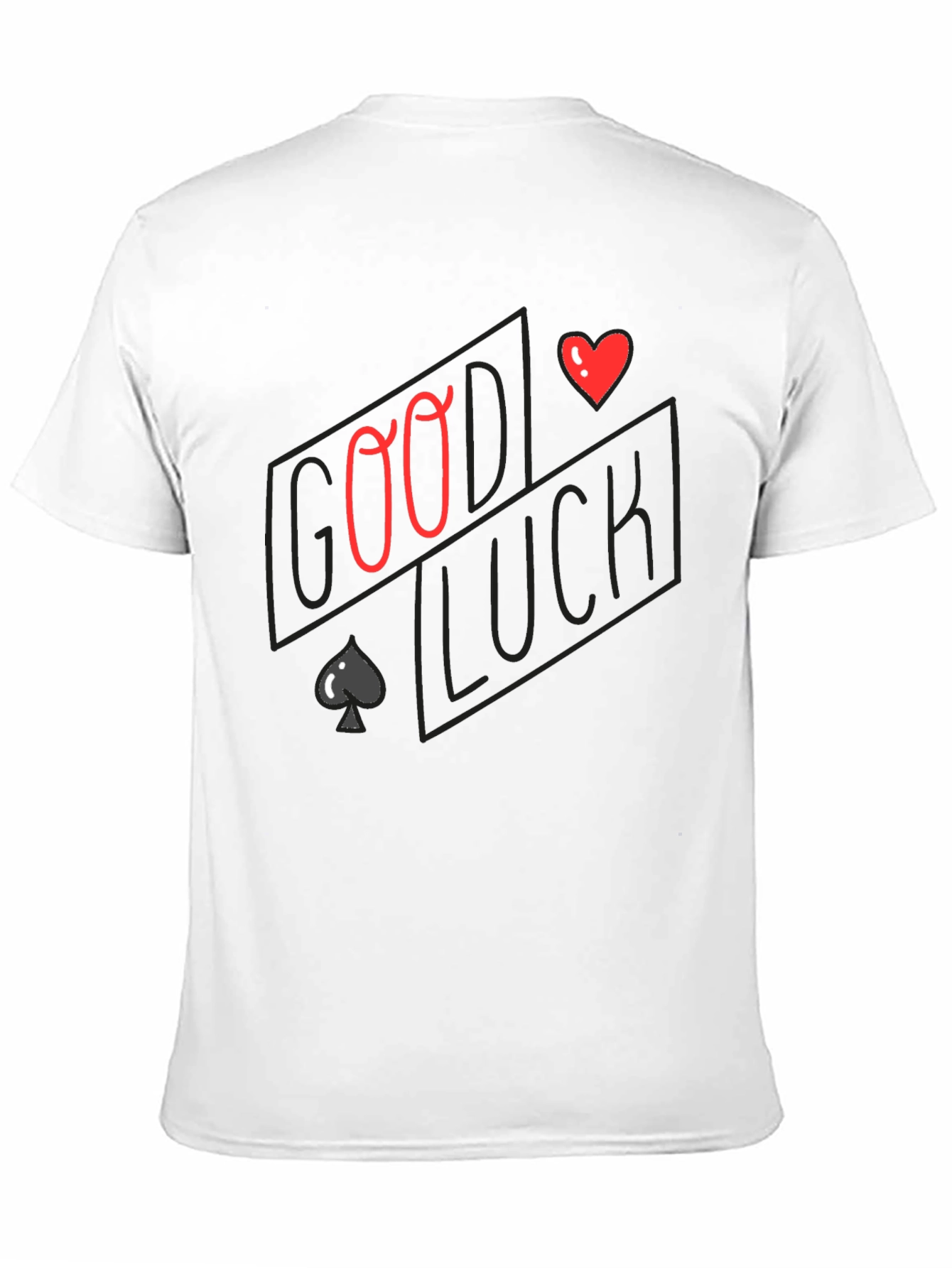Black Good Luck Graphic Print T-Shirt view 11