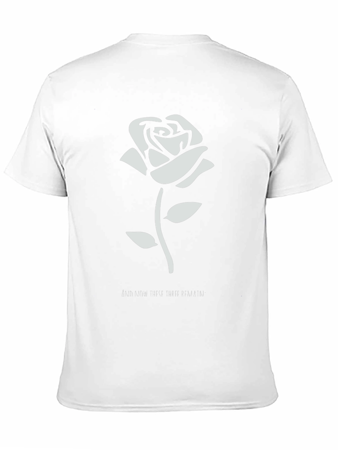 Black Rose Graphic Tee - Men's Black T-Shirt view 11