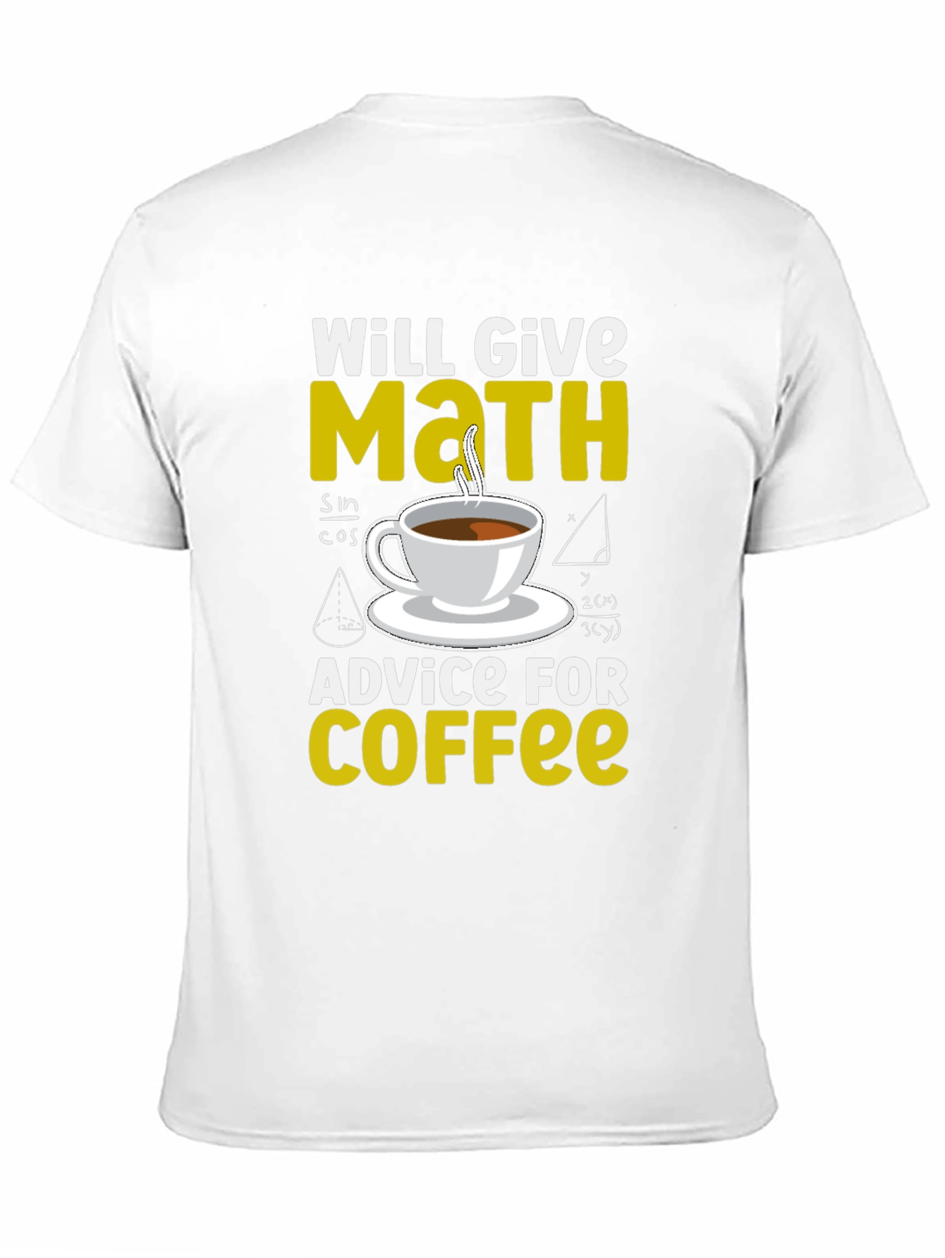 Black Math Advice for Coffee T-Shirt view 11