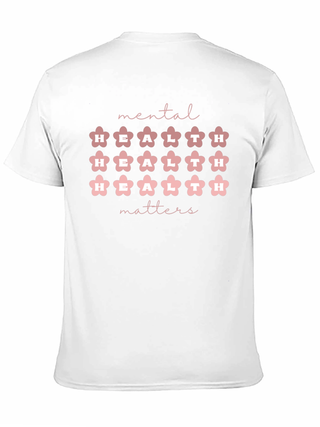 Black Mental Health Matters Floral T-Shirt view 11