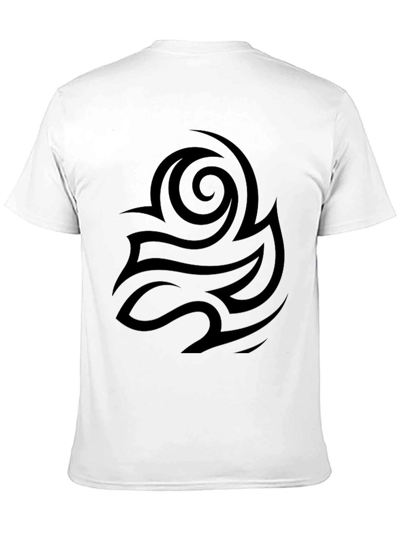 Black Black Tribal Design Tee | Stylish Men's T-Shirt view 11