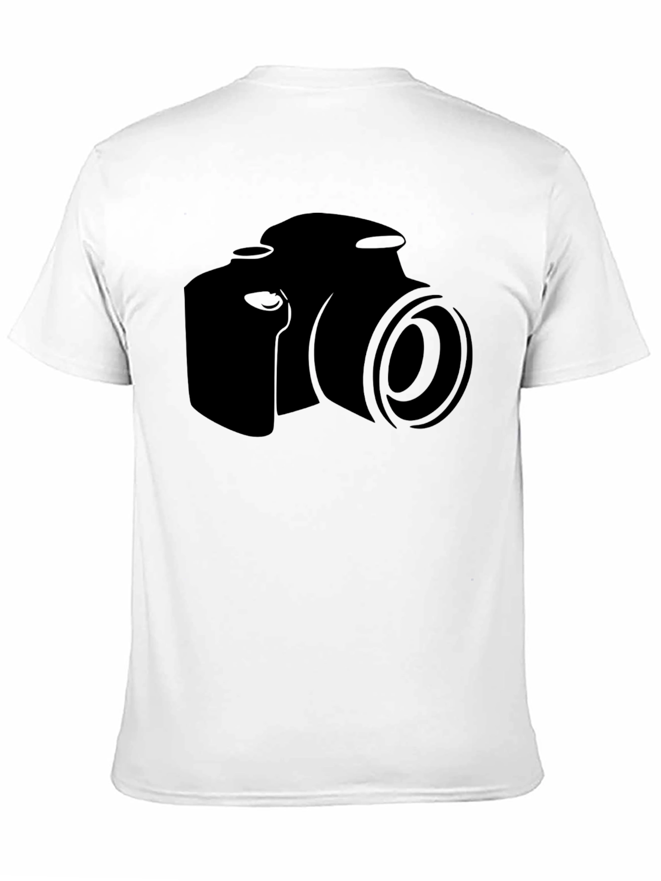 Black Camera Graphic T-Shirt - Black Cotton Tee for Photo Lovers view 11
