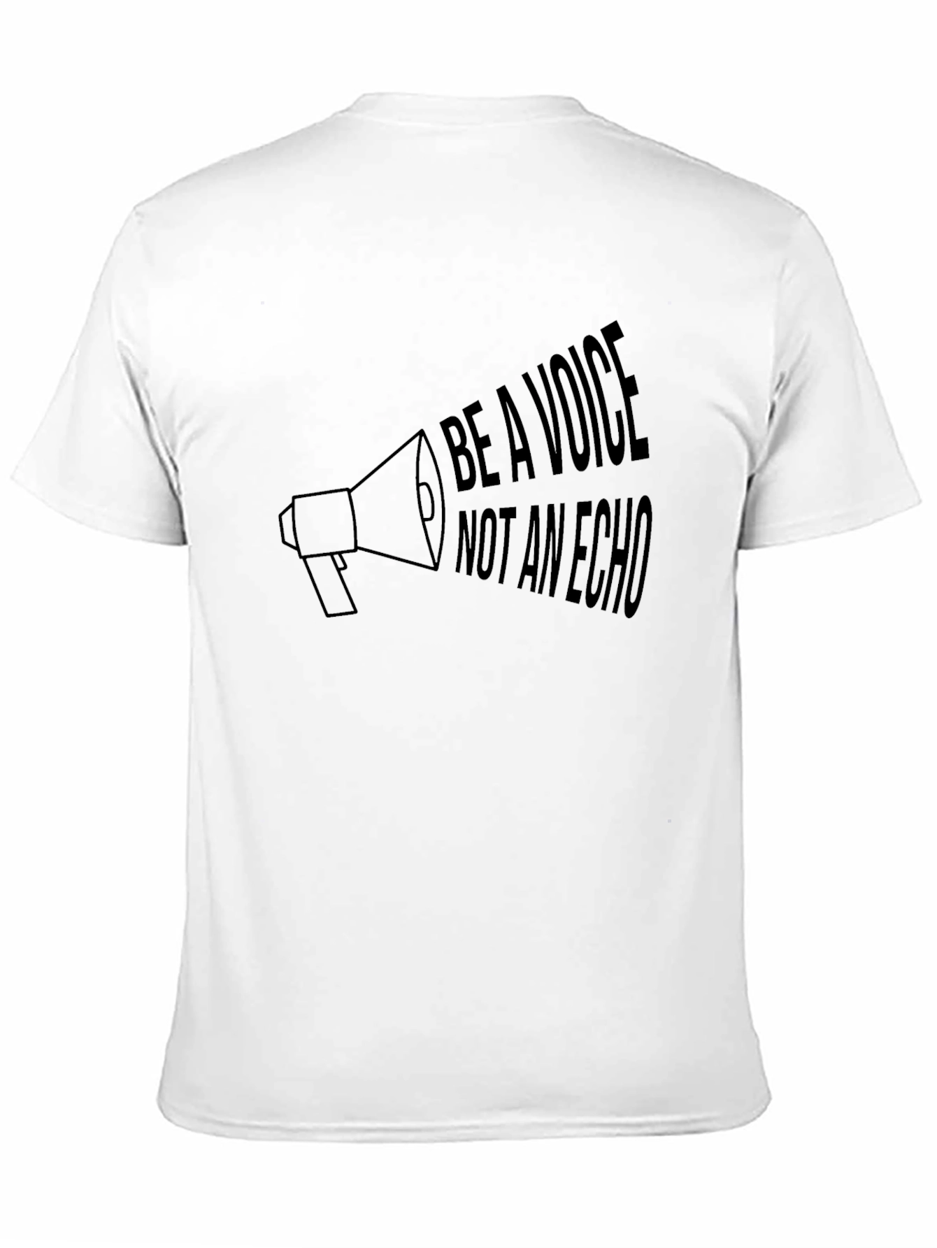 Black Be A Voice Not An Echo T-Shirt view 11