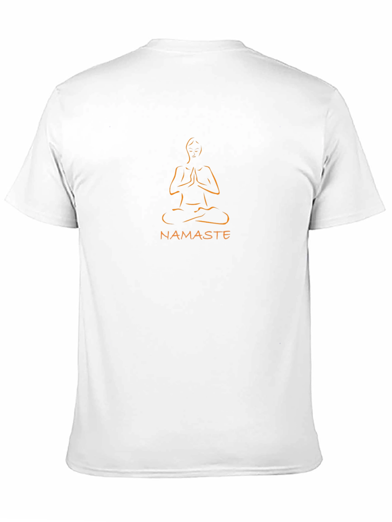 Black Namaste Yoga Meditation Graphic Tee - Black view 11