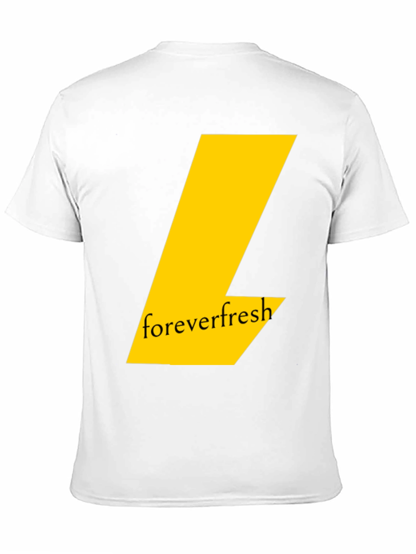 Black Forever Fresh Black T-Shirt: Modern Graphic Tee view 11