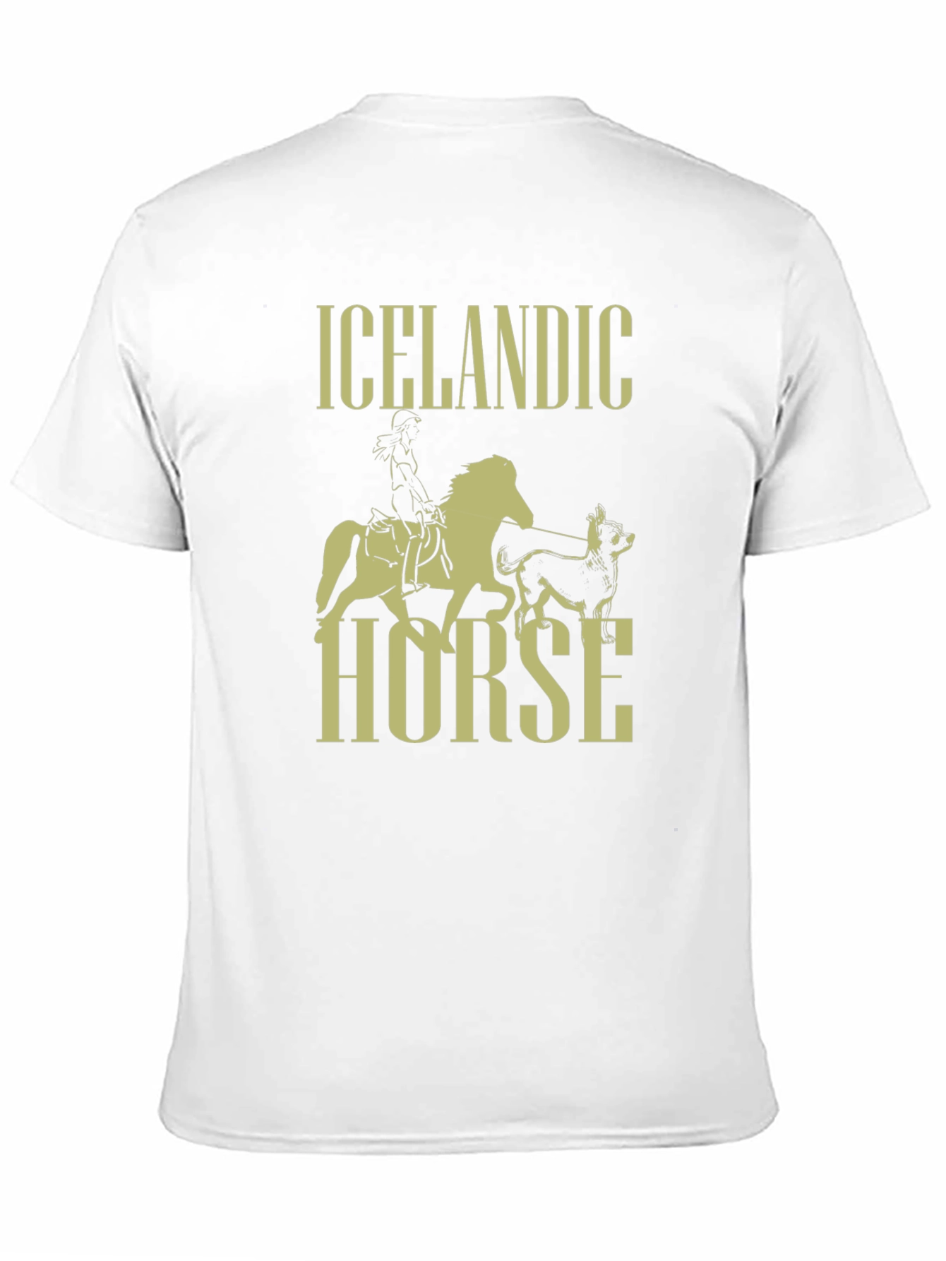 Black Icelandic Horse Graphic T-Shirt - Black view 11