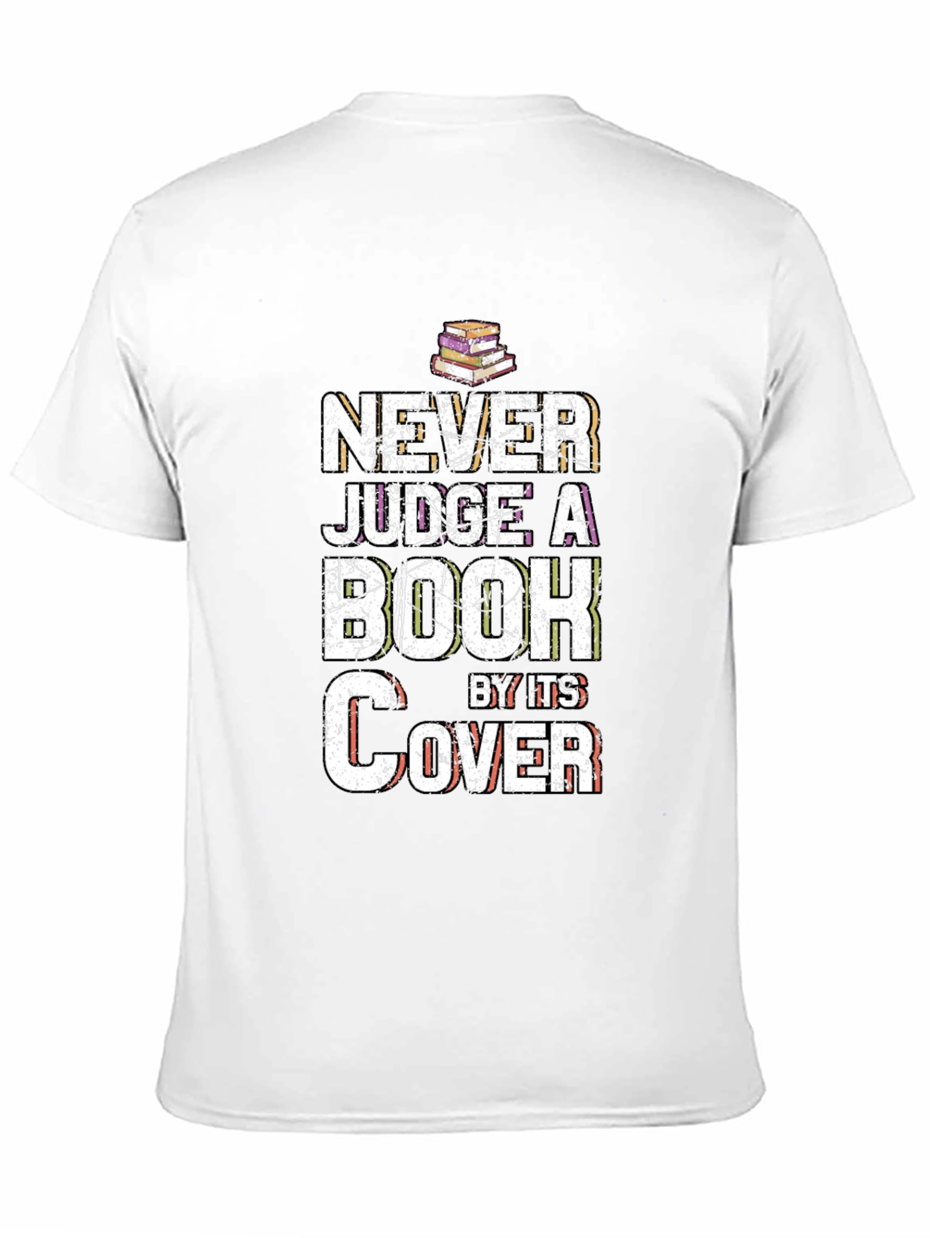 Black Never Judge a Book by Its Cover T-Shirt view 11