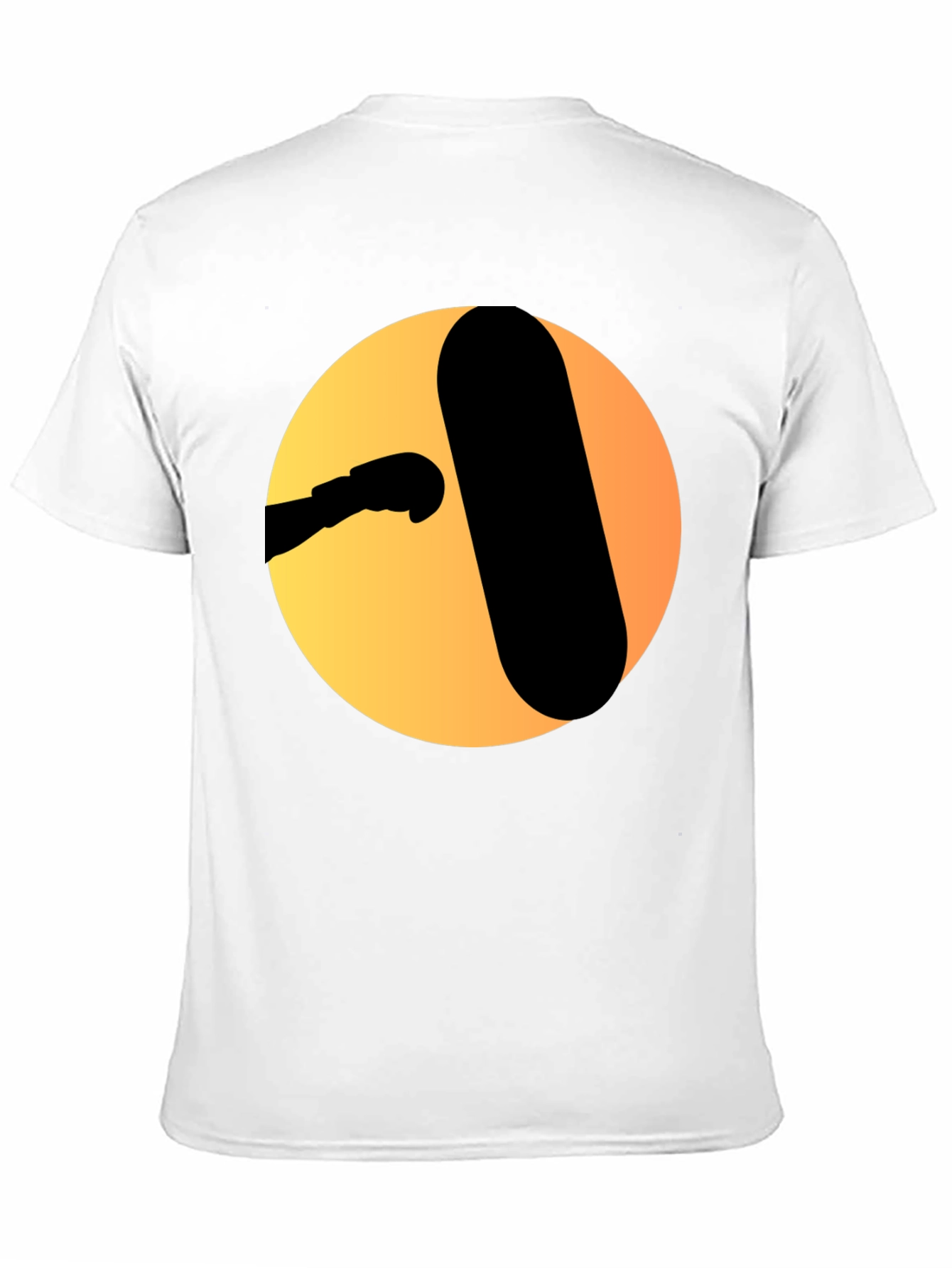 Black Punching Bag Graphic Tee - Black Cotton T-Shirt view 11