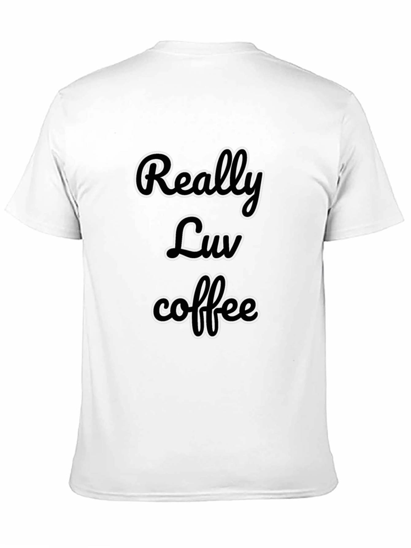 Black Really Luv Coffee Black T-Shirt view 11