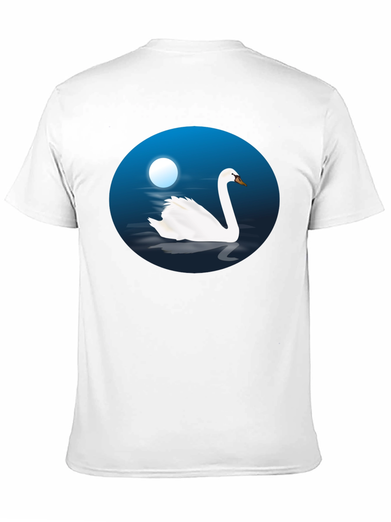 Black Swan Lake Graphic Tee - Black Cotton T-Shirt view 11