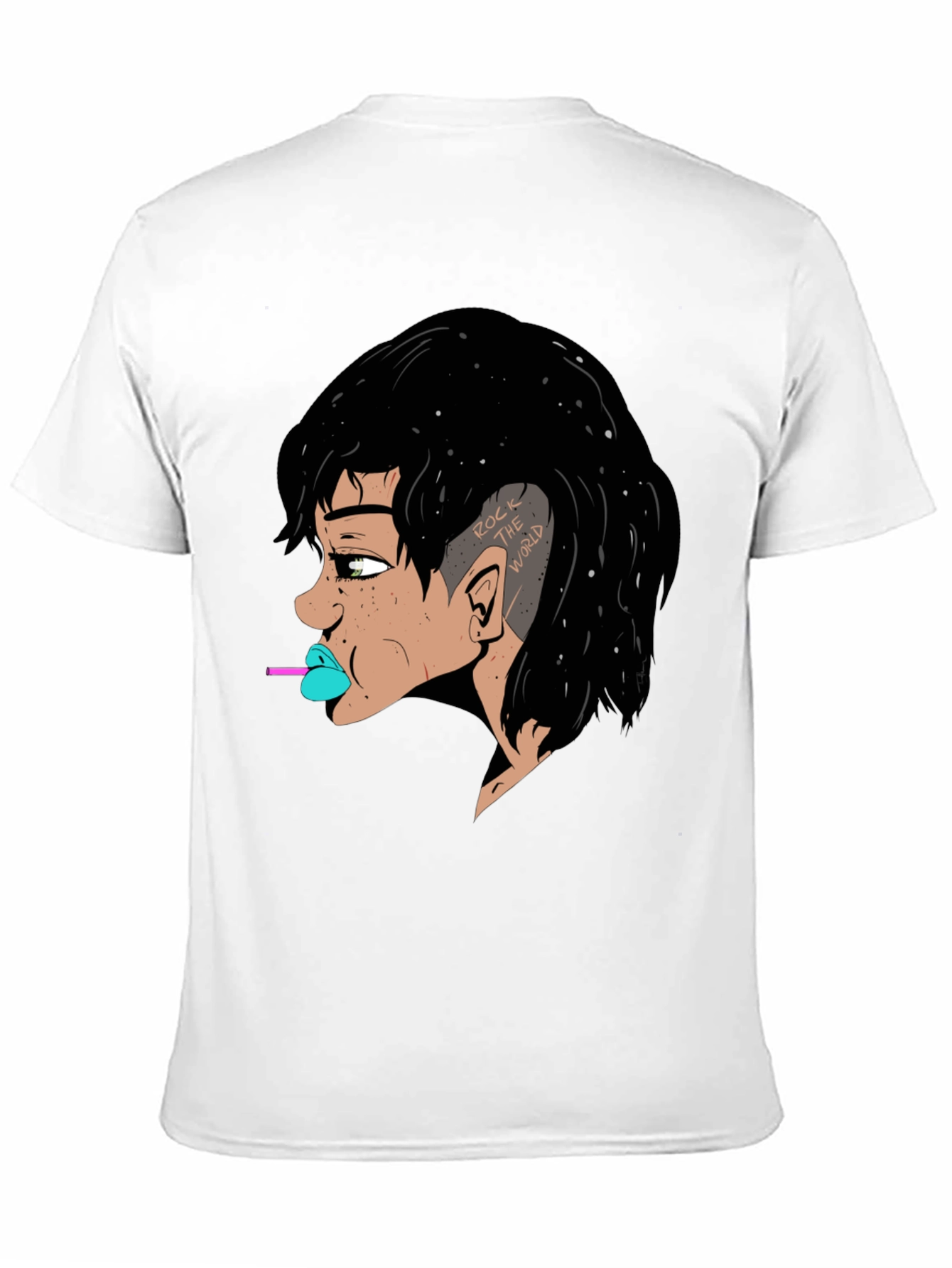 Black Rock the World Graphic Tee - Edgy Style view 11