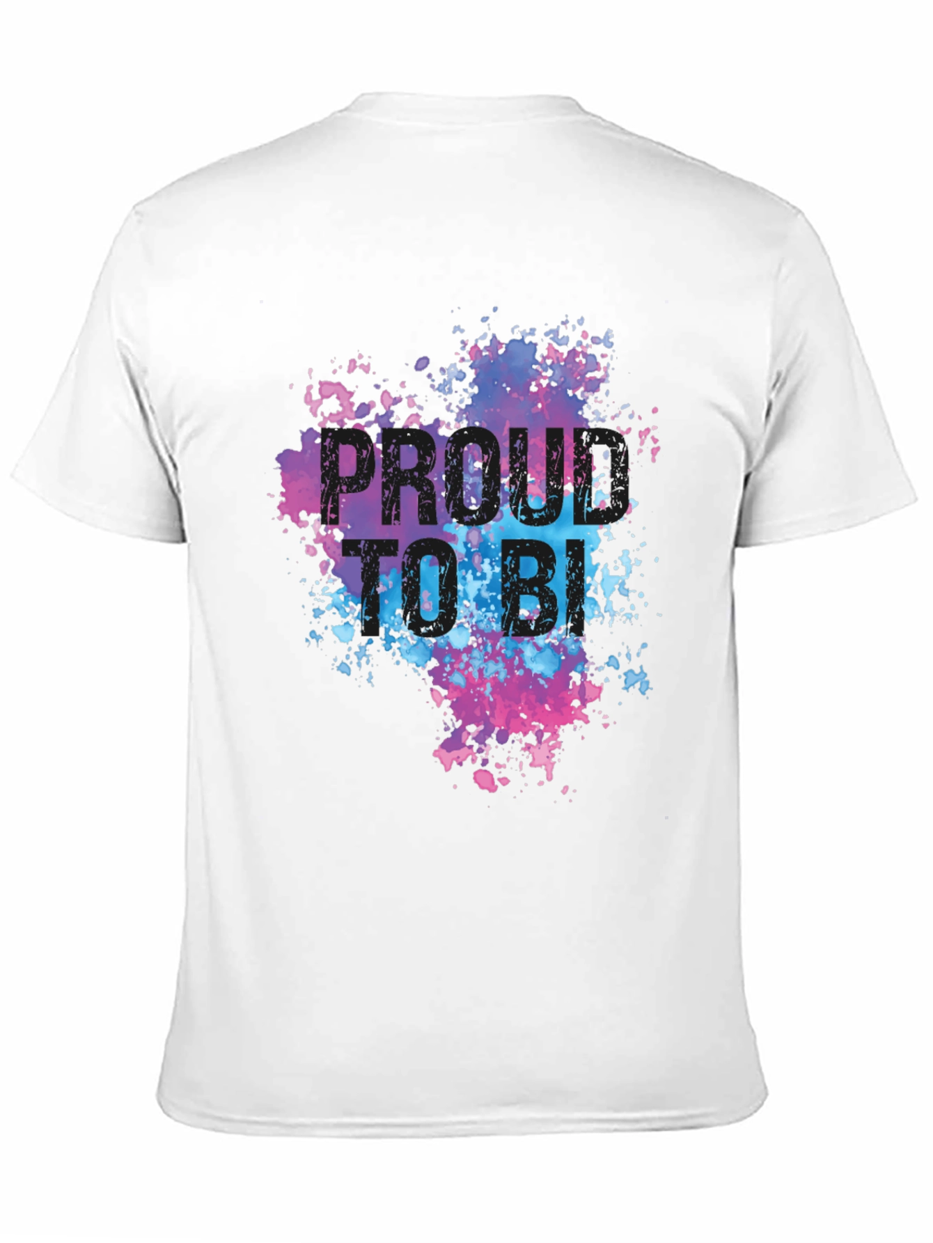 Black Proud to be BI T-Shirt view 11