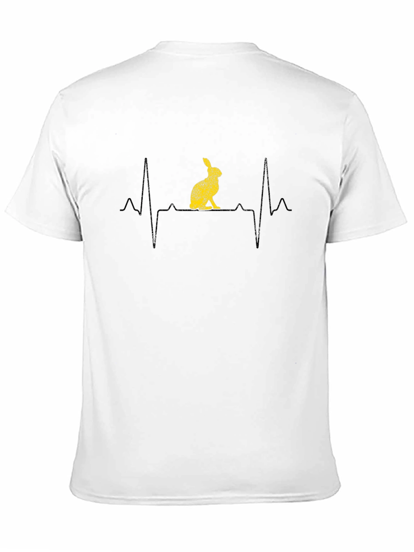 Black Rabbit Heartbeat T-Shirt view 11