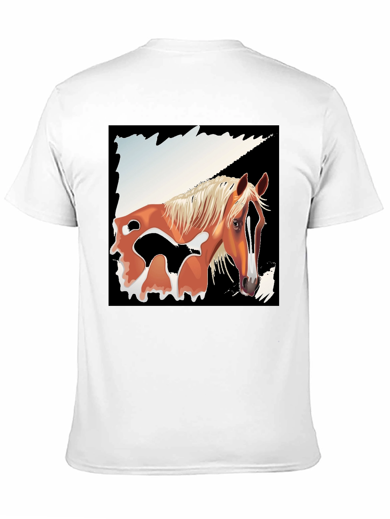 Black Horse Graphic Tee - Men's Black T-Shirt view 11