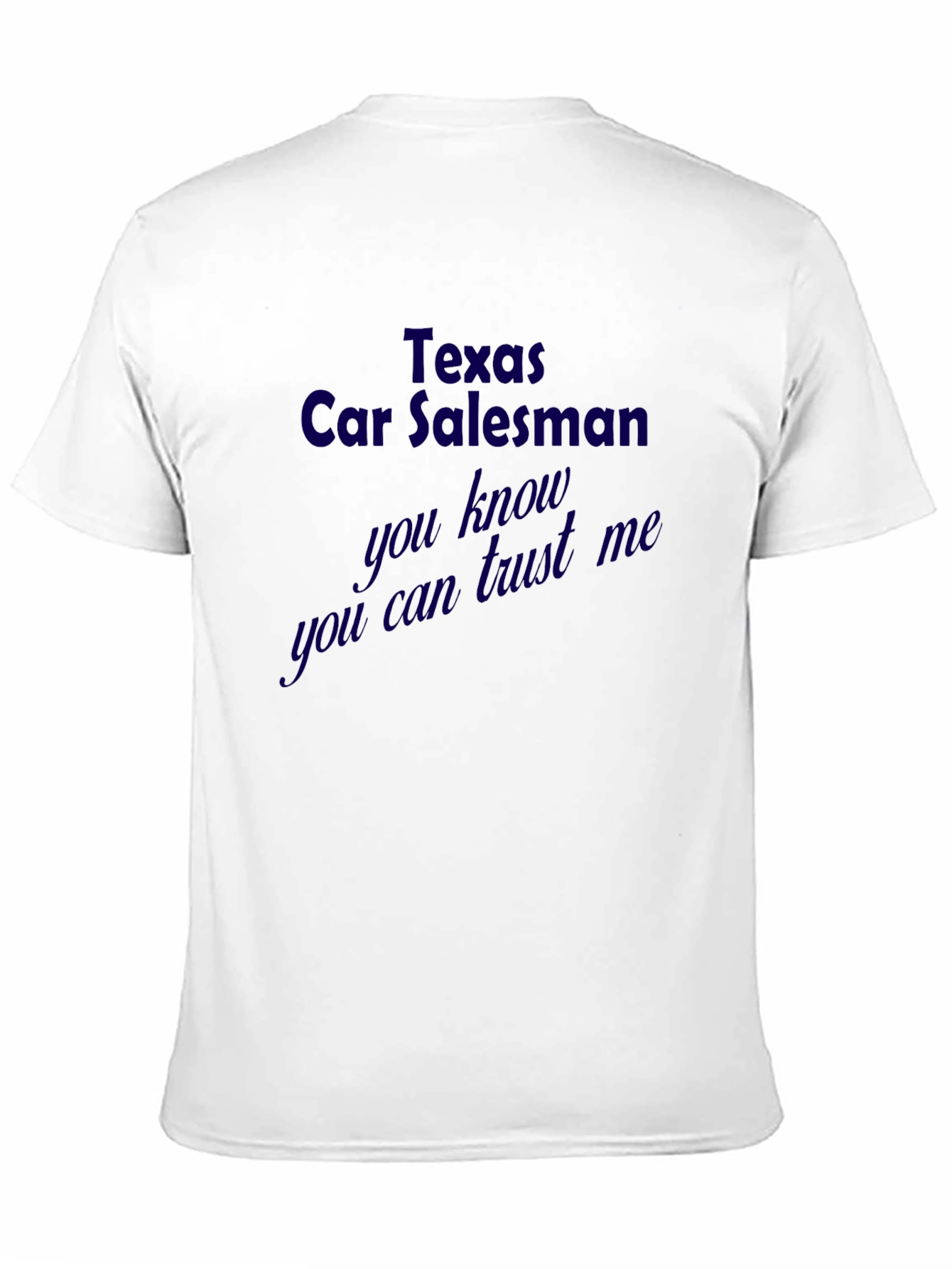 Black Texas Car Salesman Novelty Graphic Tee view 11