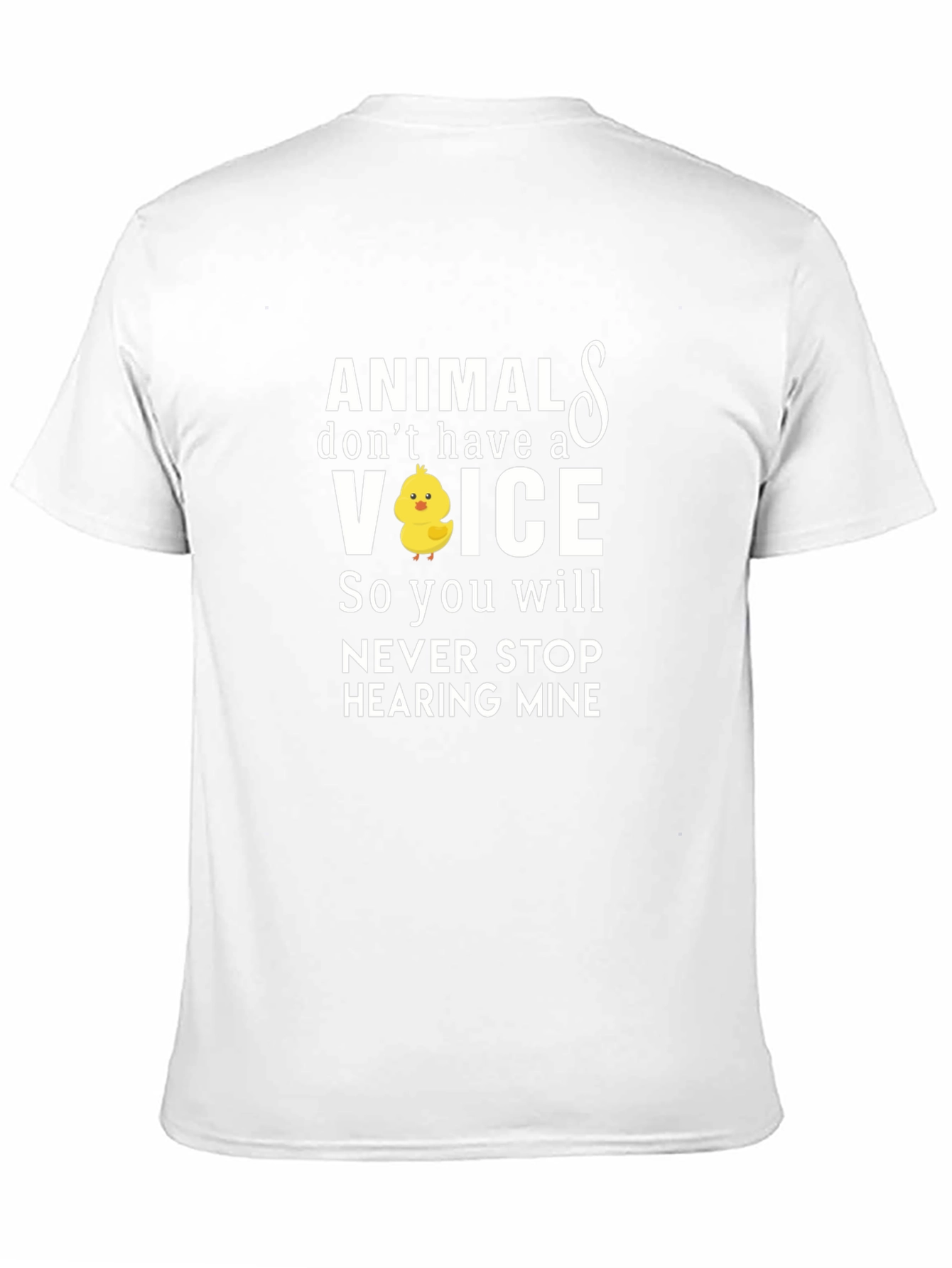 Black Animals Voice T-Shirt, Vegan Activist Tee view 11