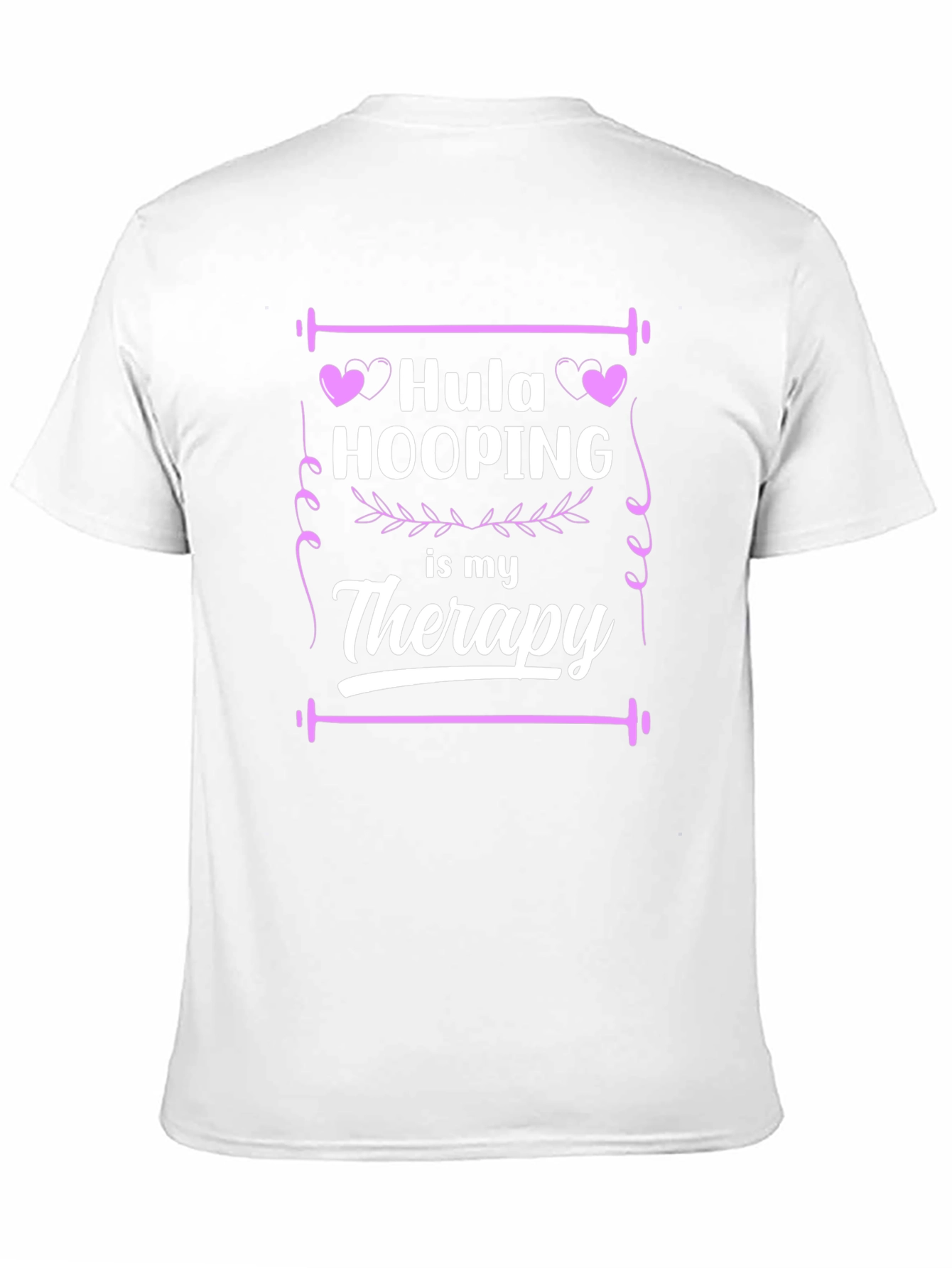 Black Hula Hooping is My Therapy Black T-Shirt view 11