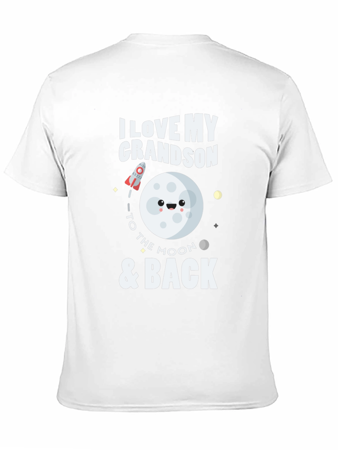 Black I Love My Grandson to the Moon & Back T-Shirt view 11