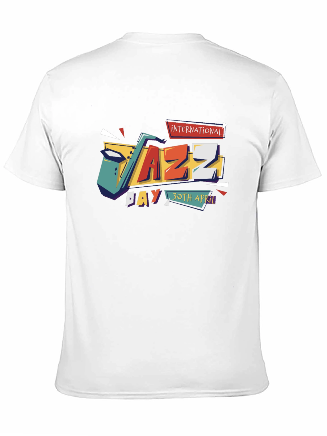 Black International Jazz Day Black T-Shirt view 11