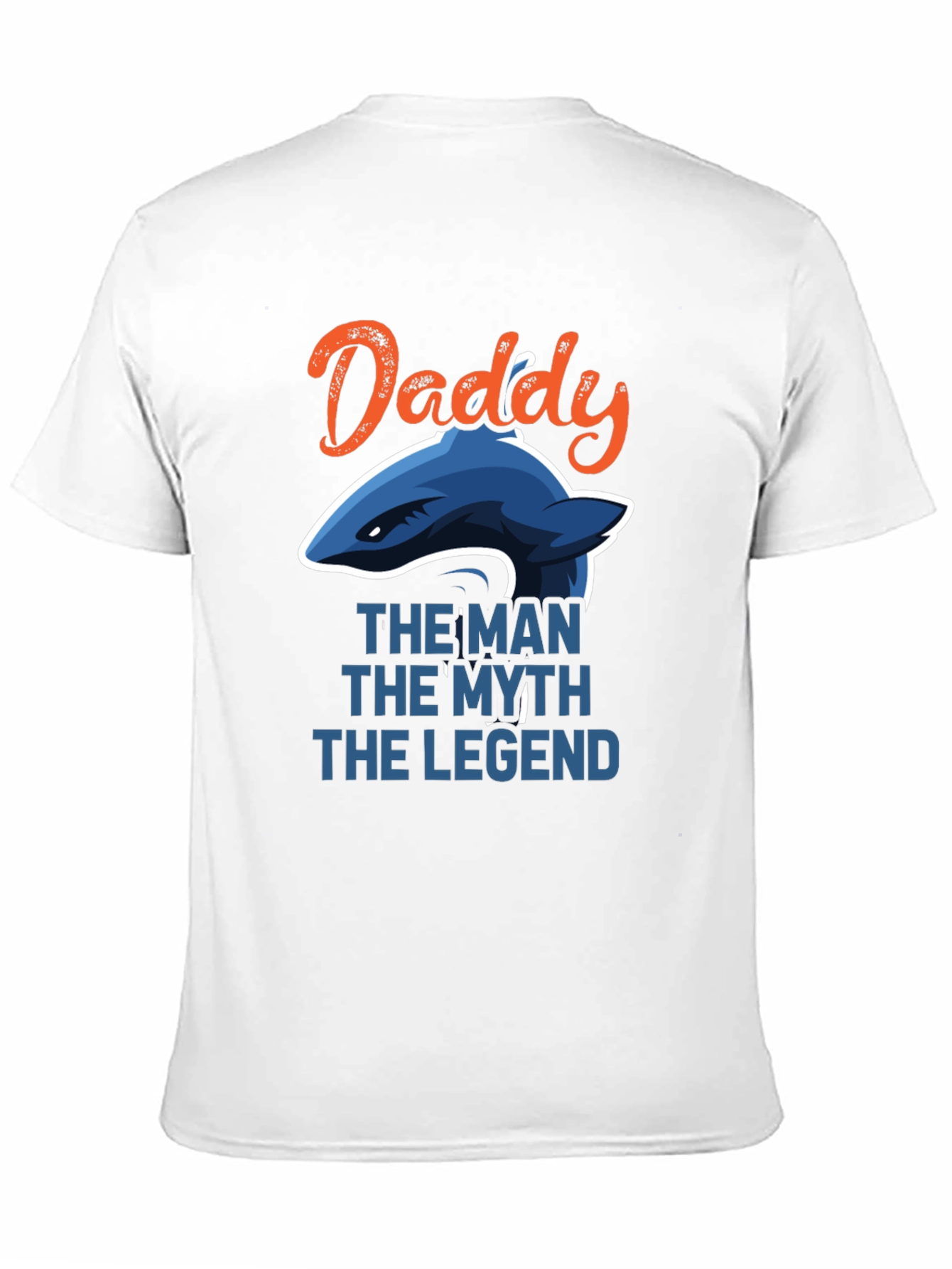 Black Daddy Shark Graphic T-Shirt view 11
