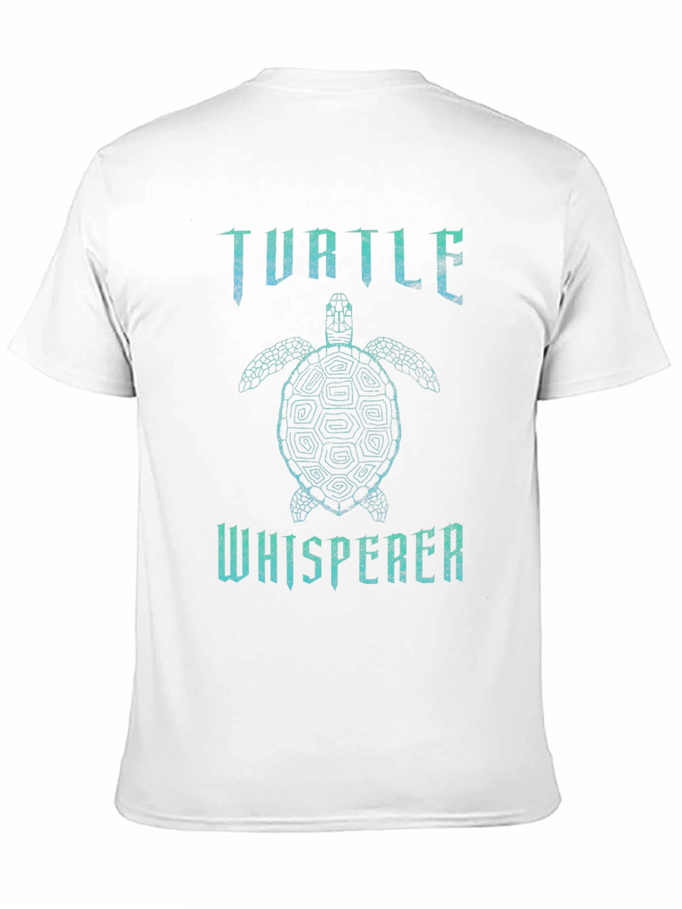 Black Turtle Whisperer Black T-Shirt view 11
