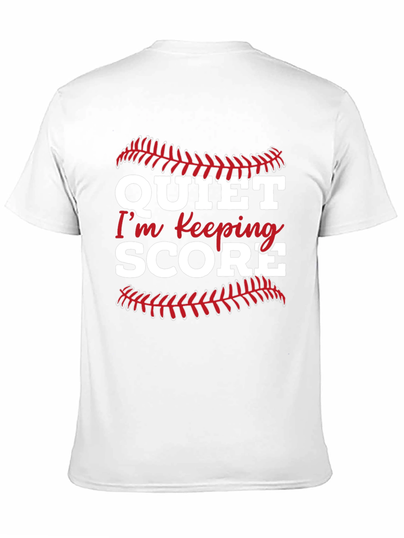 Black Quiet I'm Keeping Score Graphic Tee view 11