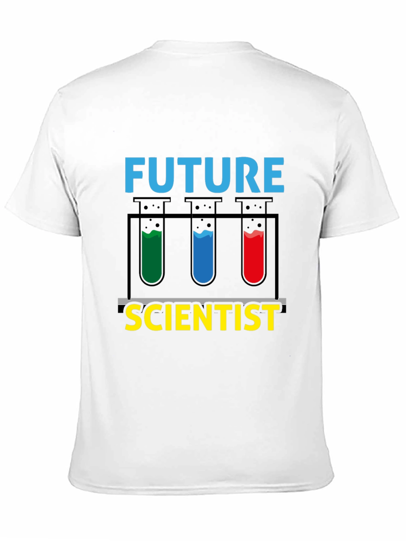 Black Future Scientist T-Shirt - Science Experiment Design view 11