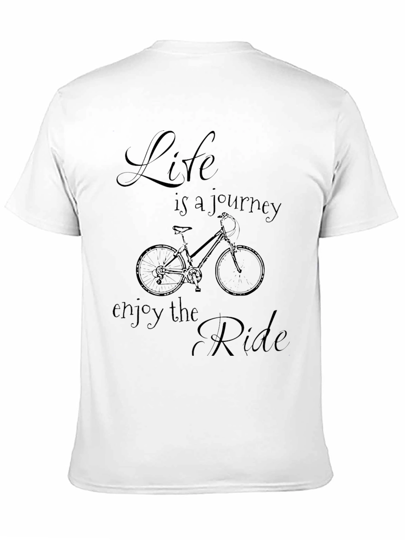 Life is a Journey Bicycle Graphic Tee - 11