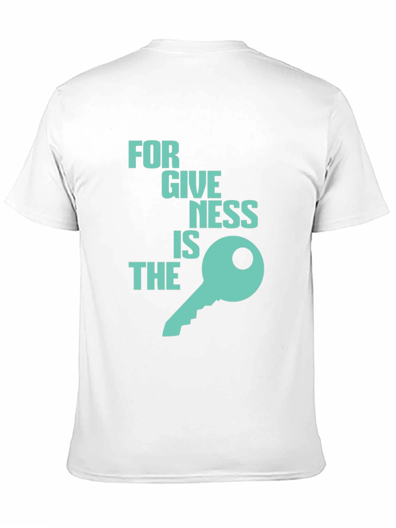 Black Forgiveness is Key Graphic T-Shirt view 11